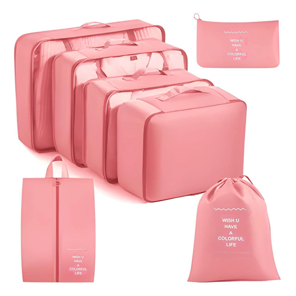 Organizador De Maletas Para Viaje Set 7 Piezas Impermeable