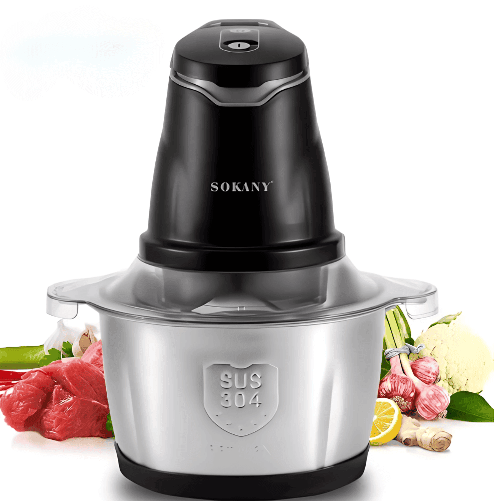 Procesador De Alimentos Picadora Eléctrica 400w 2.0l Sokany