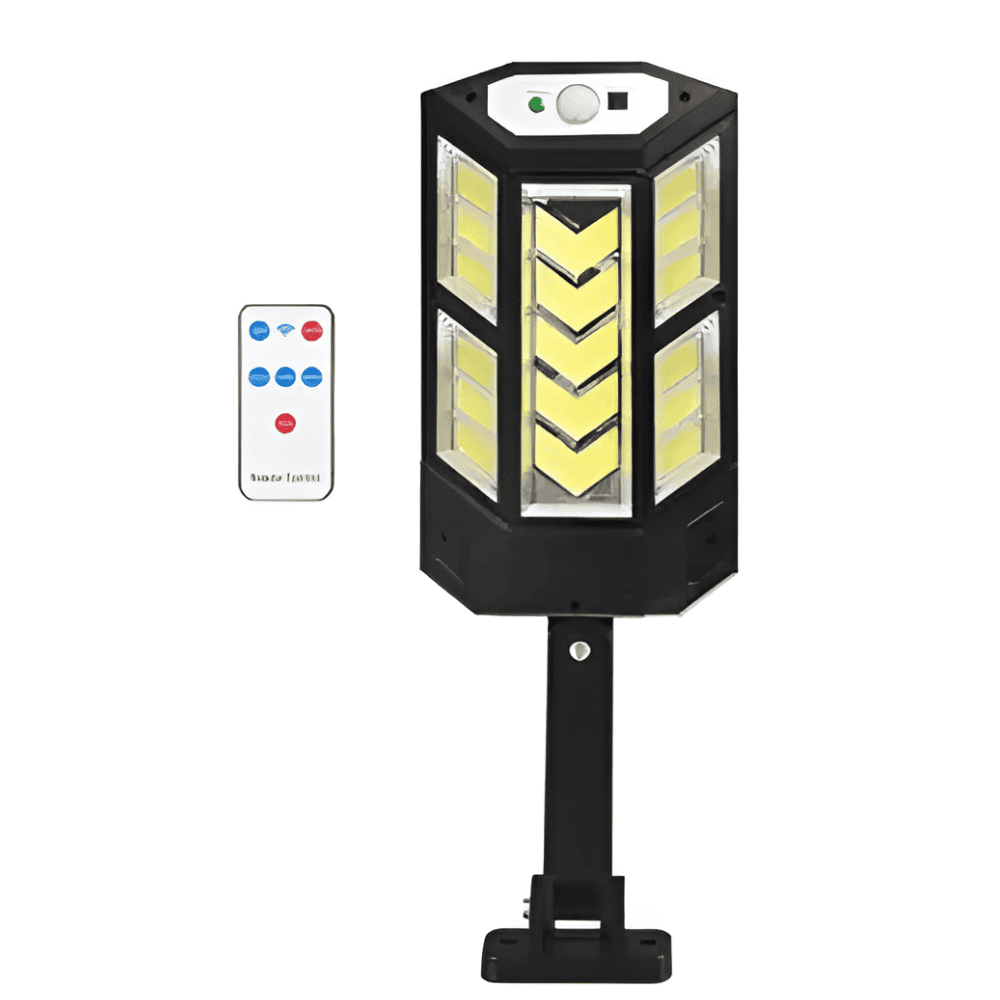 Lampara Solar Brazo Articulado Sensor Movimiento Control