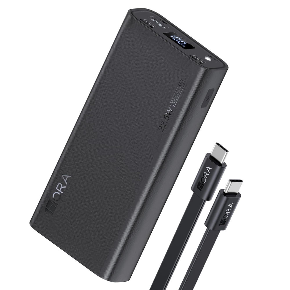 1hora Power Bank Portátil 22.5w Carga Rápida 20000mah Gar158
