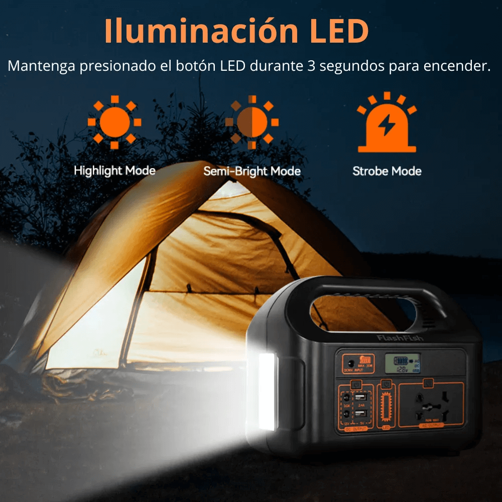 Bateria Estacion Energetica Solar Portátil 150w Multifunción