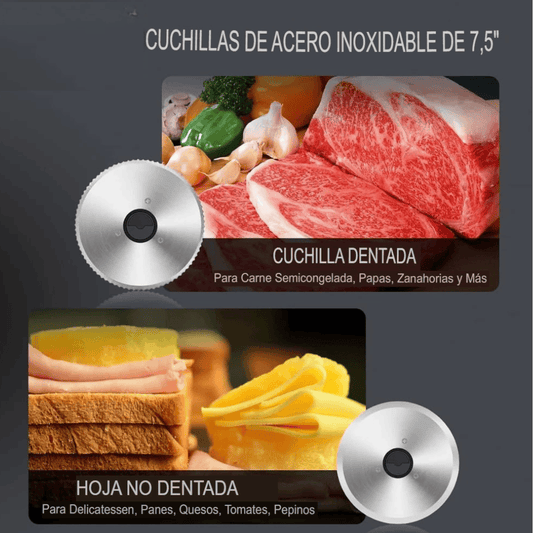 Rebanadora De Carne Cortadora Eléctrica De Alimentos De 200w