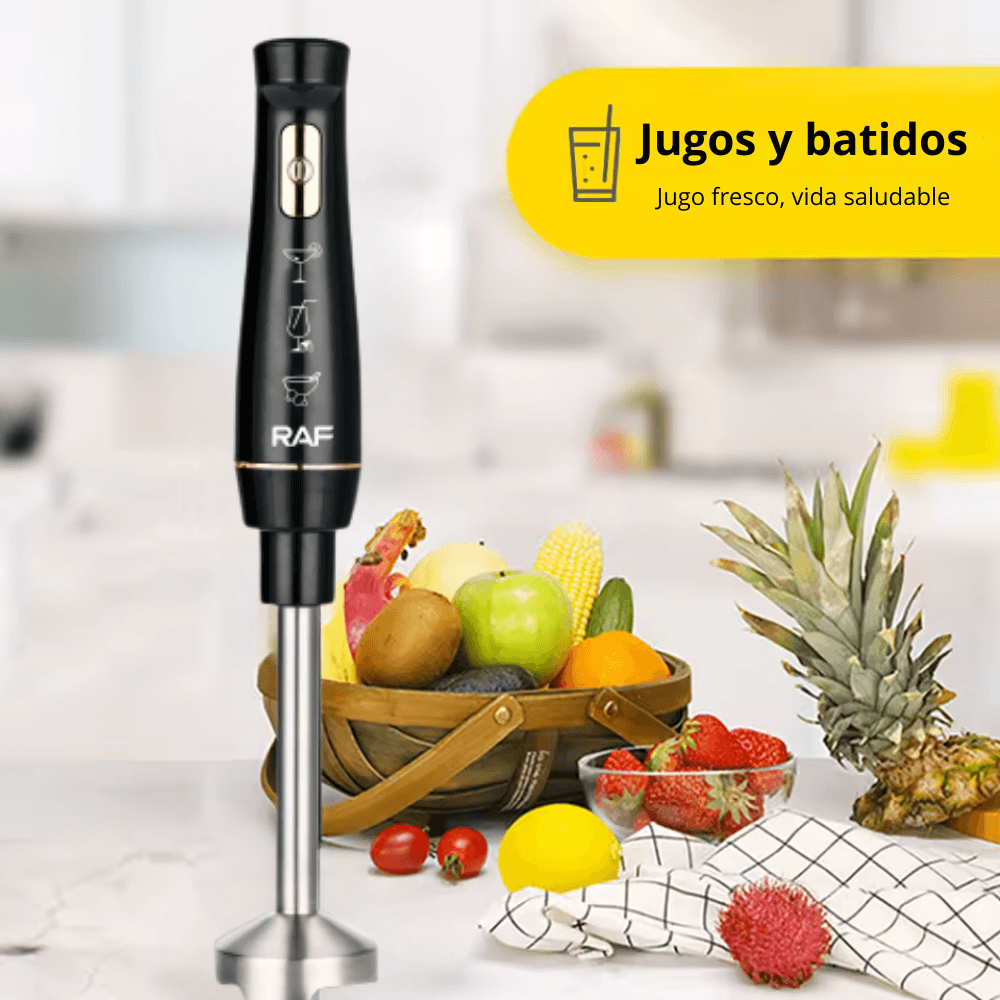 Batidora De Mano Eléctrica Multiusos 4 Cuchillas 350w Raf
