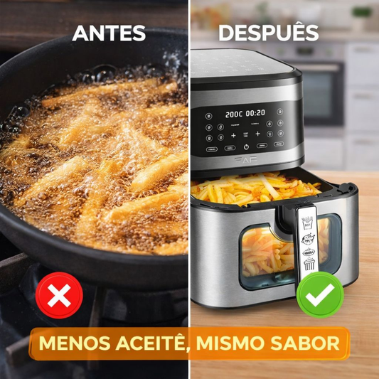 Freidora Sin Aceite RAF Air Fryer Digital Pantalla Táctil 8l