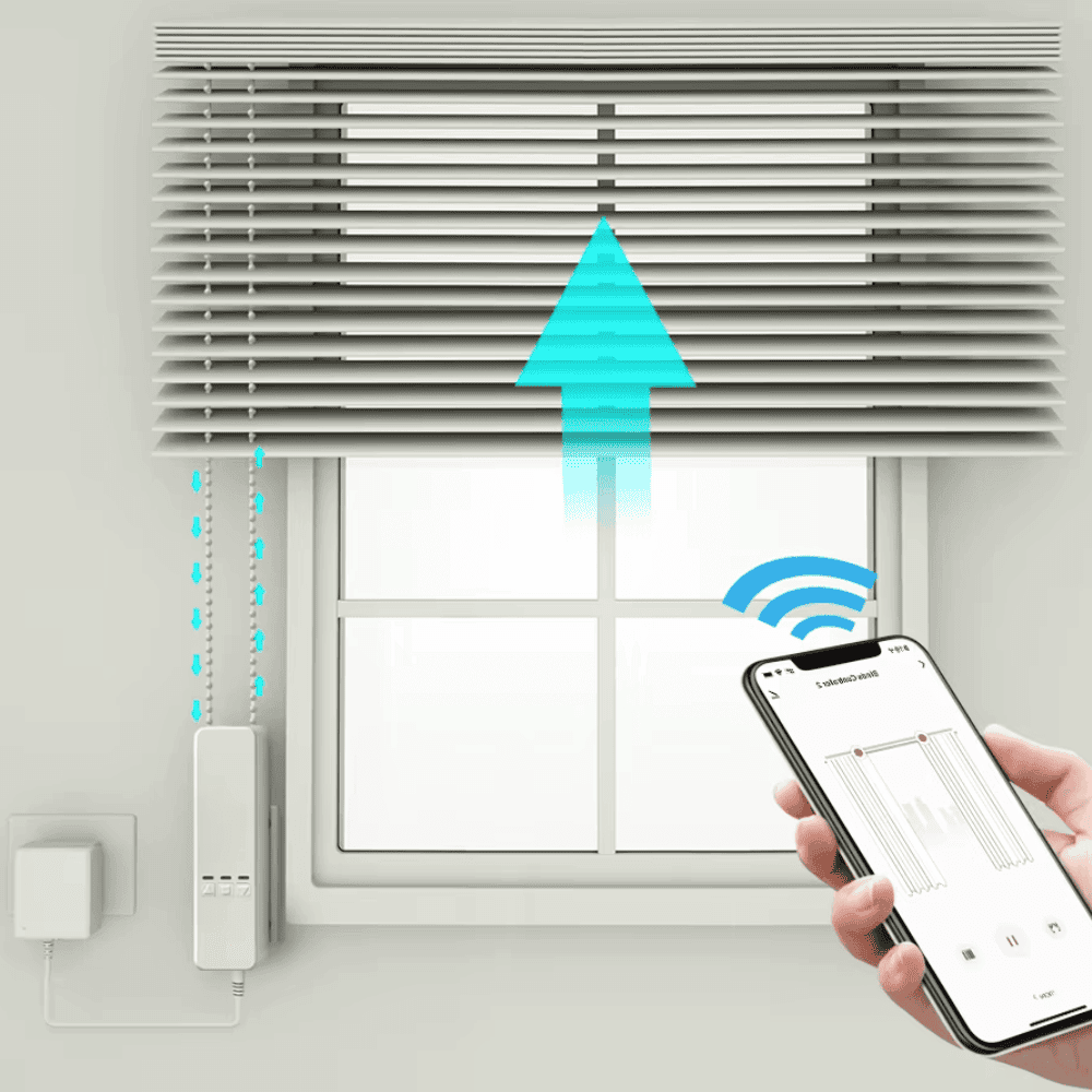 Motor Smart de Cortinas Persianas Control por Voz Alexa Tuya