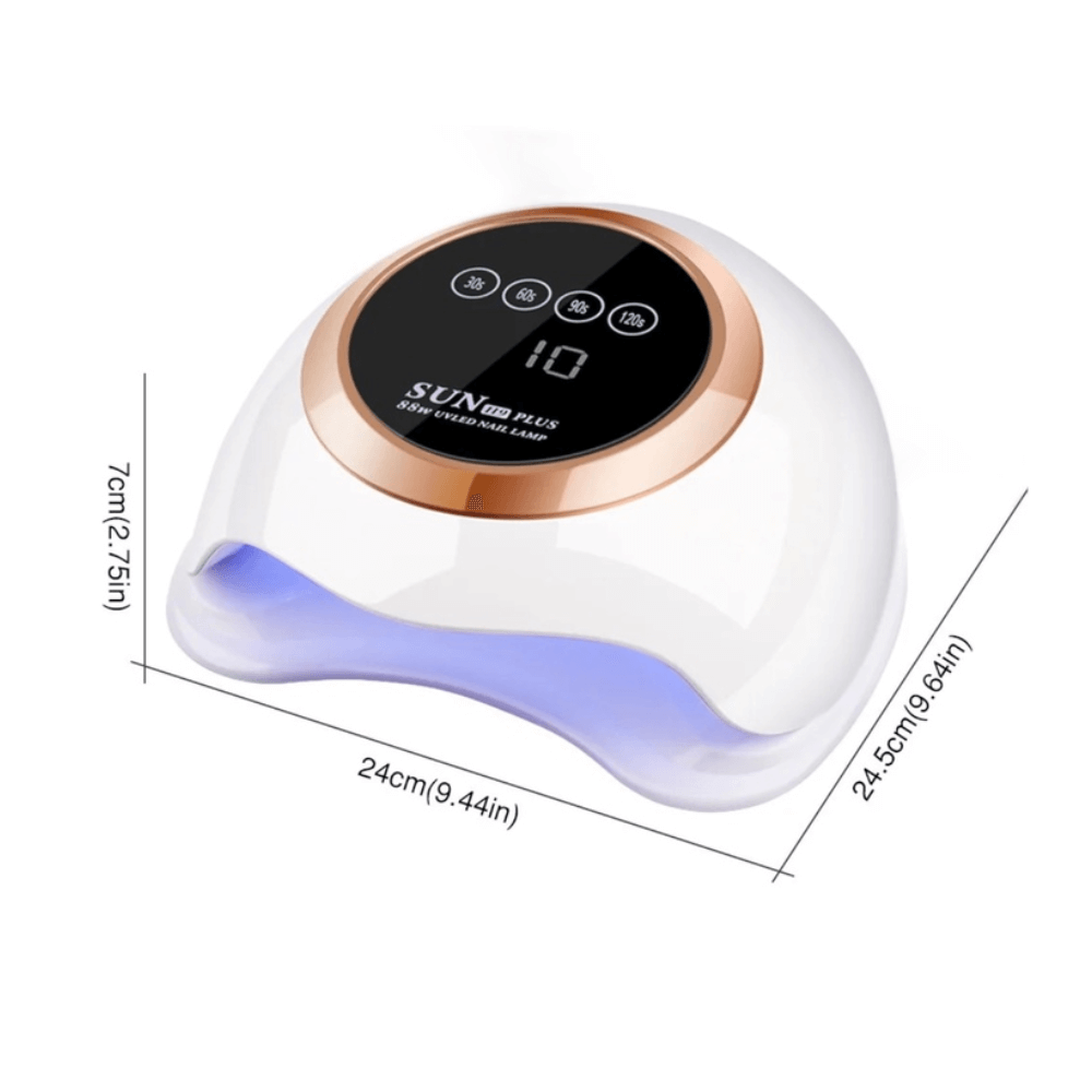 Lampara De Uñas Sun H9 Plus Led/uv Profesional Manicura 88w