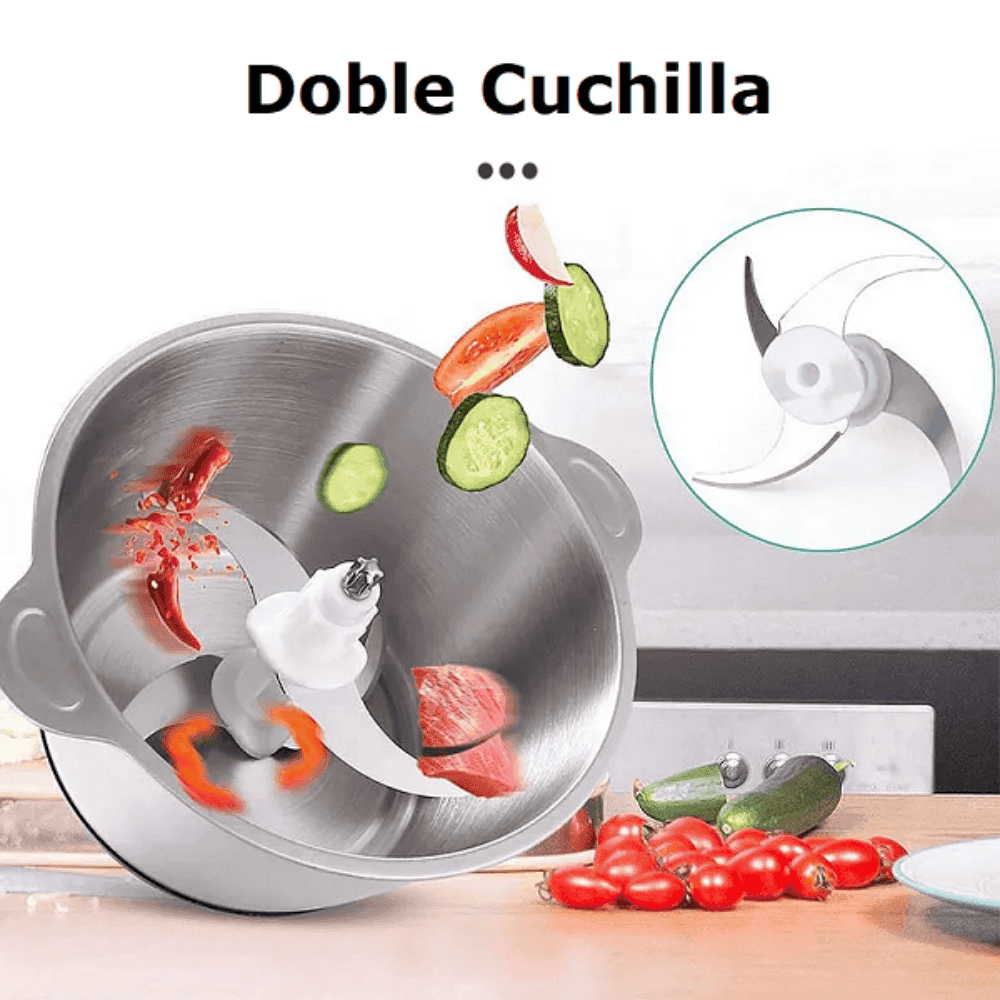 Procesador De Alimentos Picadora Eléctrica 400w 2.0l Sokany