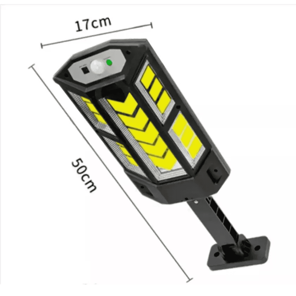 Lampara Solar Brazo Articulado Sensor Movimiento Control