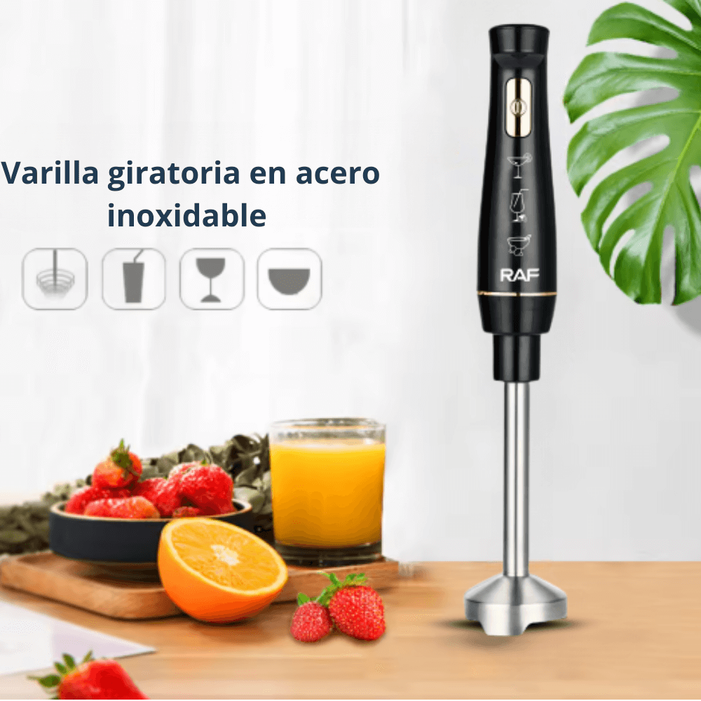 Batidora De Mano Eléctrica Multiusos 4 Cuchillas 350w Raf