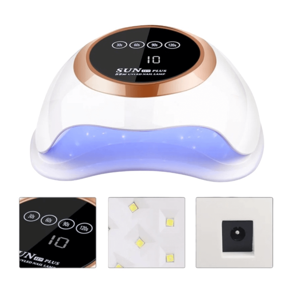 Lampara De Uñas Sun H9 Plus Led/uv Profesional Manicura 88w