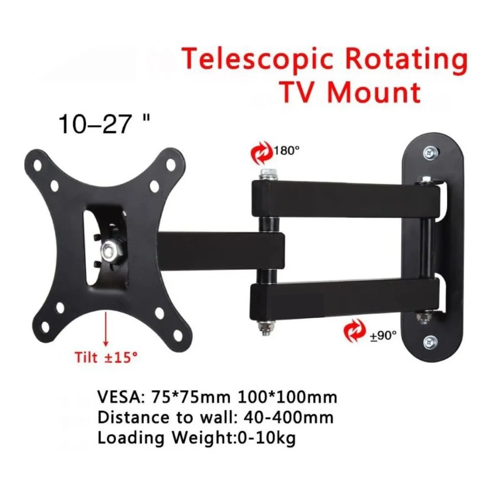 Soporte Base De Brazo Para Tv Television De 10 A 32 Pulgadas