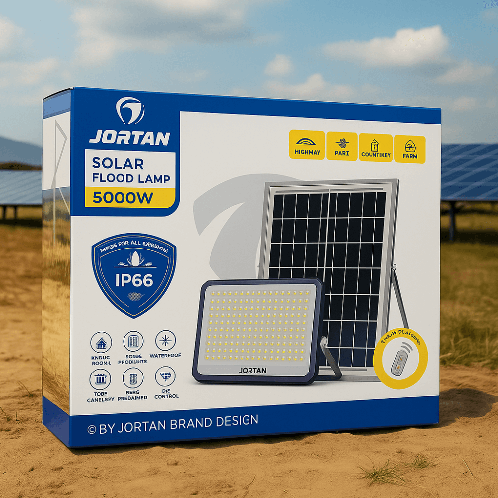 Reflector Solar Jortan 5000w Lampara Led Exterior Ip66
