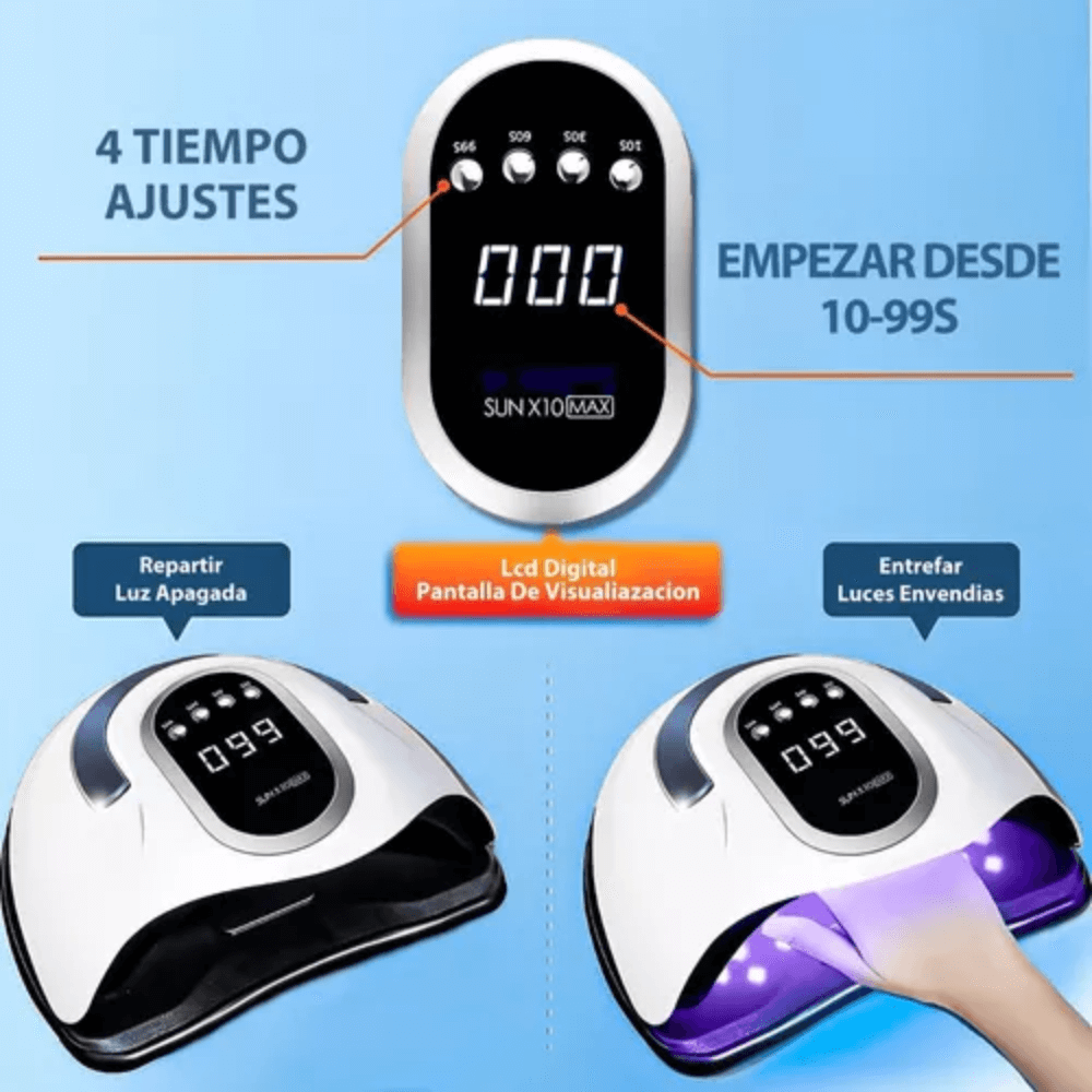 Lámpara De Uñas 280w/66led Secadora Semipermanentes Sun X10