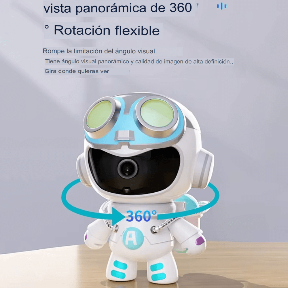Cámara De Seguridad Robot Wifi Monitor De Bebé App Yoosee