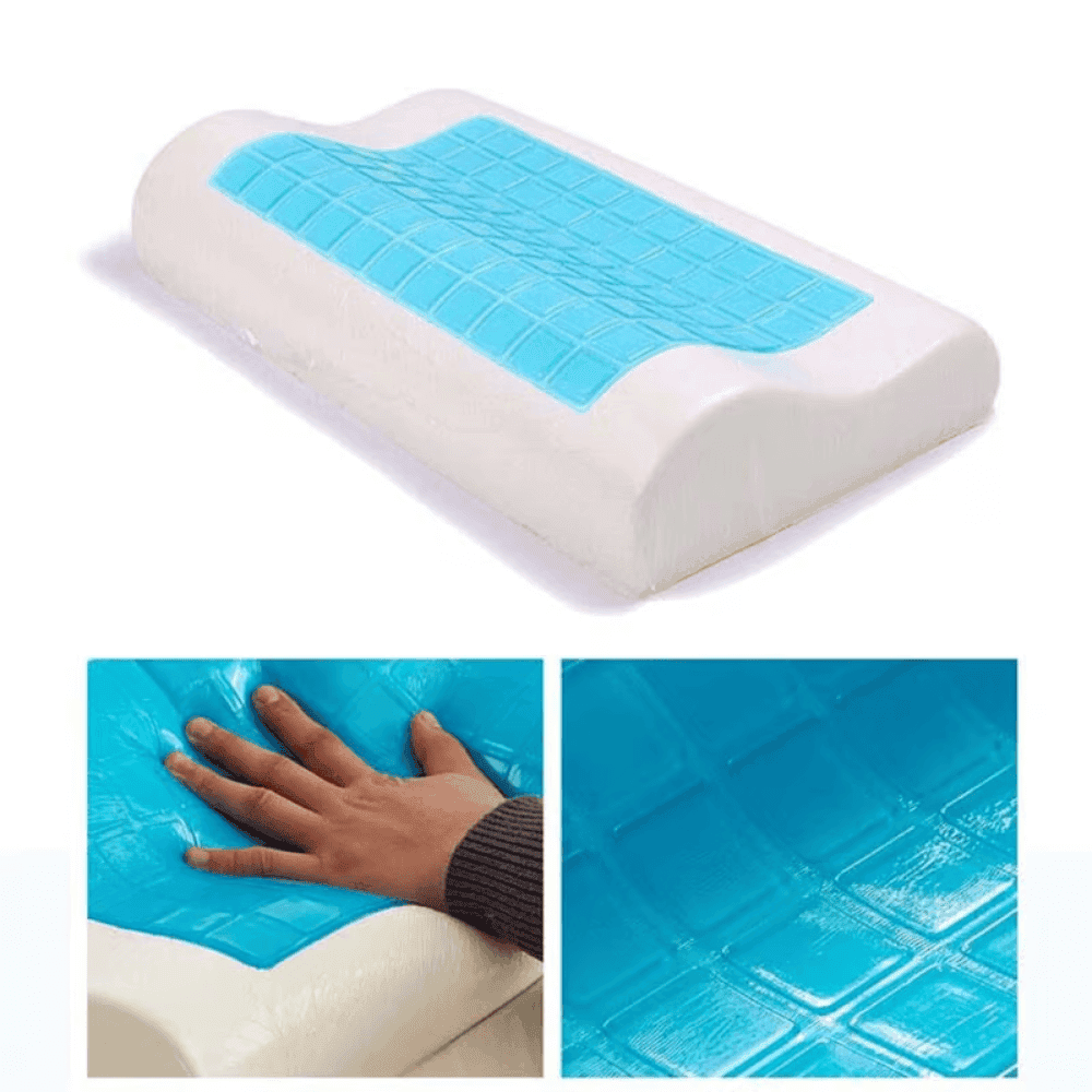 Almohada De Gel Ortopédica Memory Pillow Refrescante