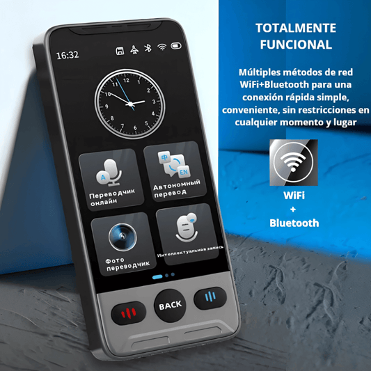 Traductor Voz Smart Ia Tiempo Real 142 Idiomas Portátil T02