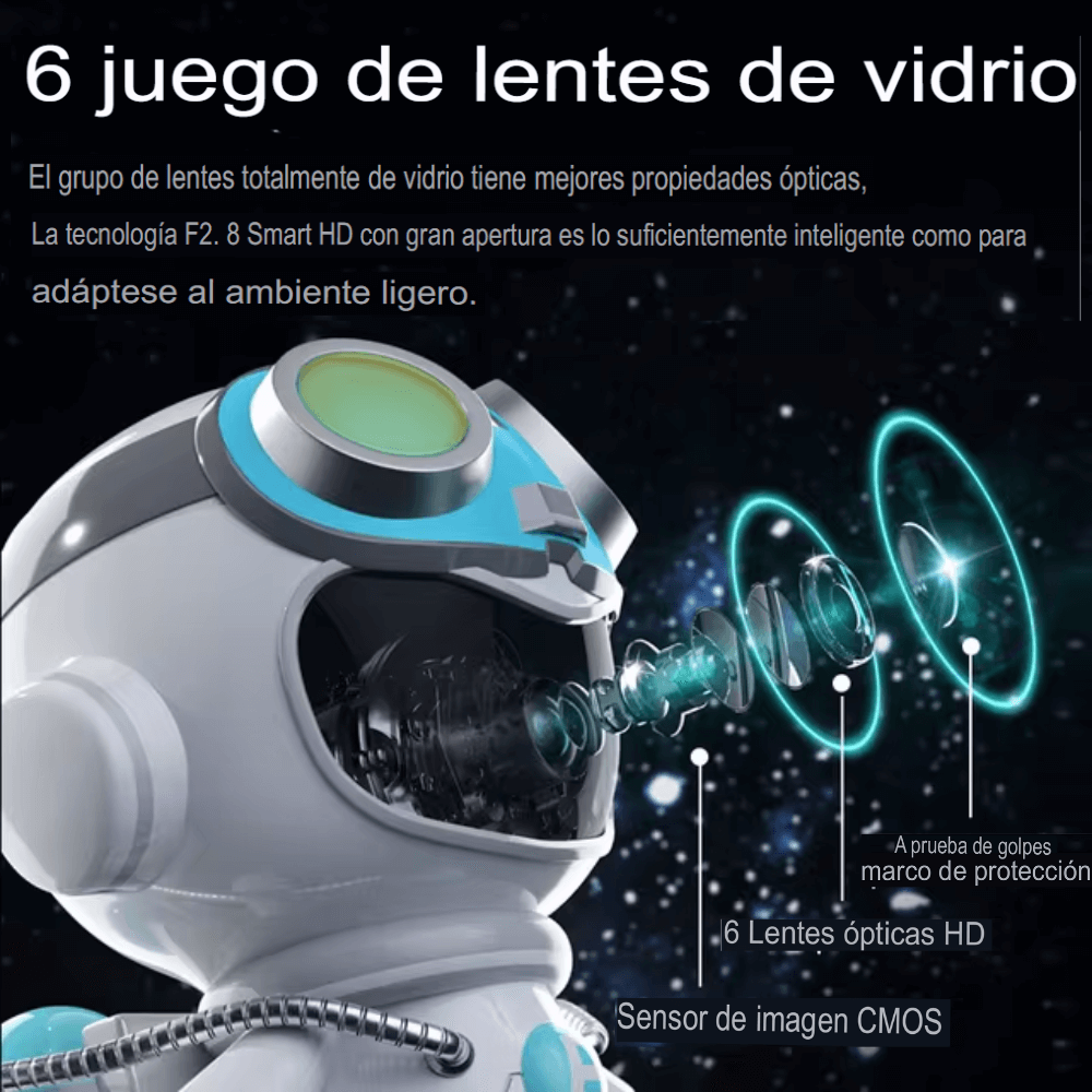 Cámara De Seguridad Robot Wifi Monitor De Bebé App Yoosee