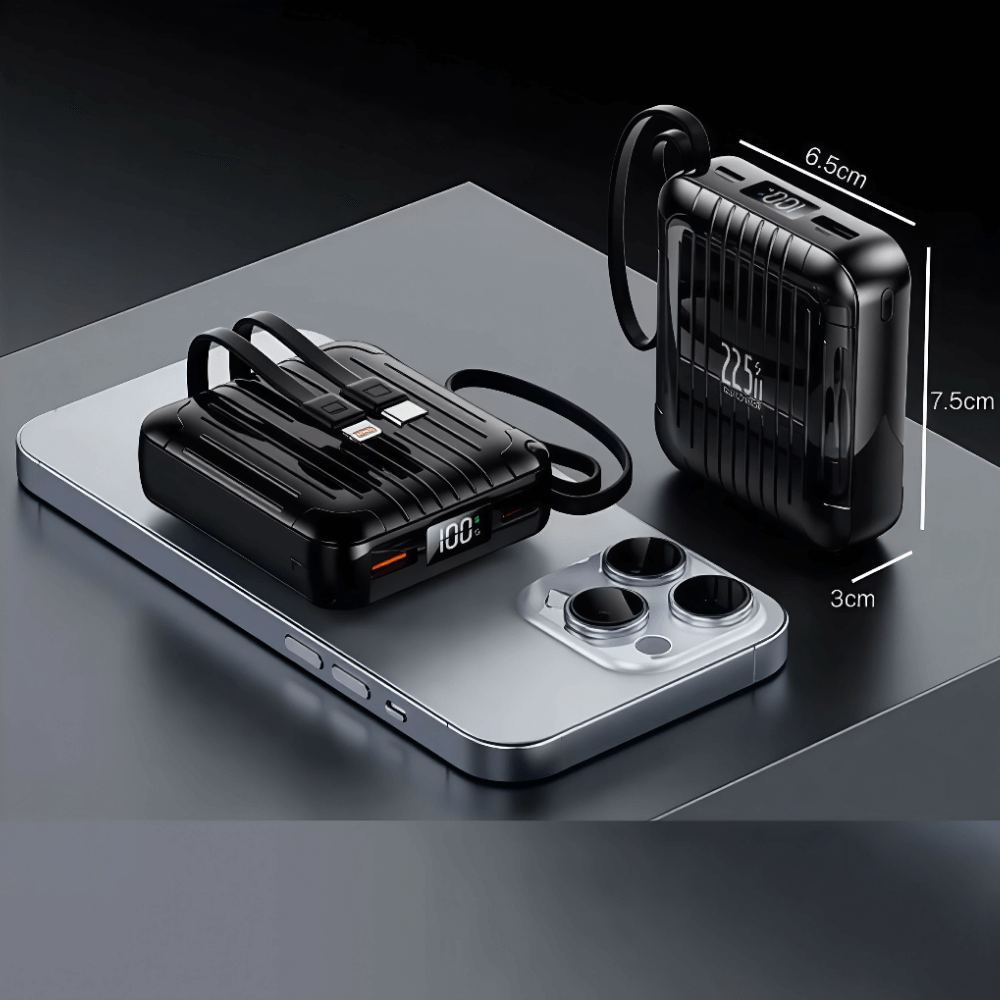 Mini Power Bank Batería Portátil 10000mah 22.5w Carga Rápida