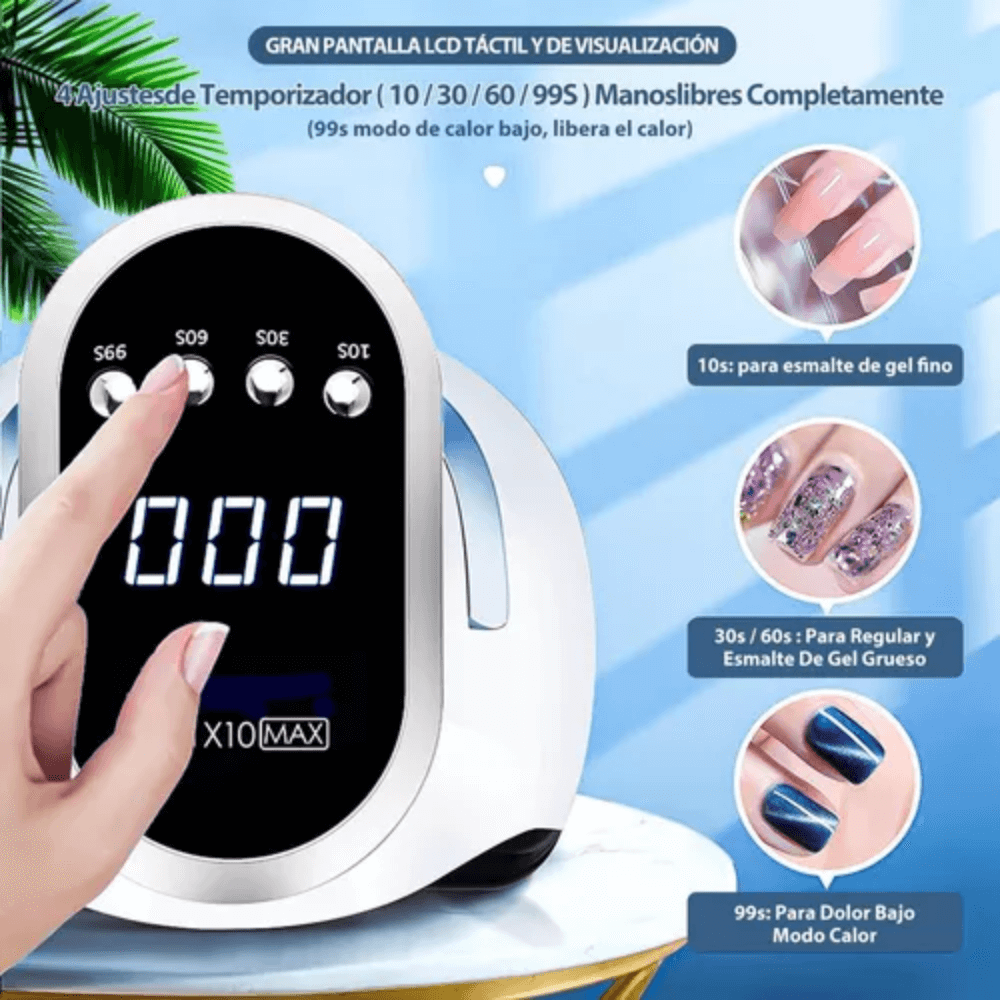 Lámpara De Uñas 280w/66led Secadora Semipermanentes Sun X10