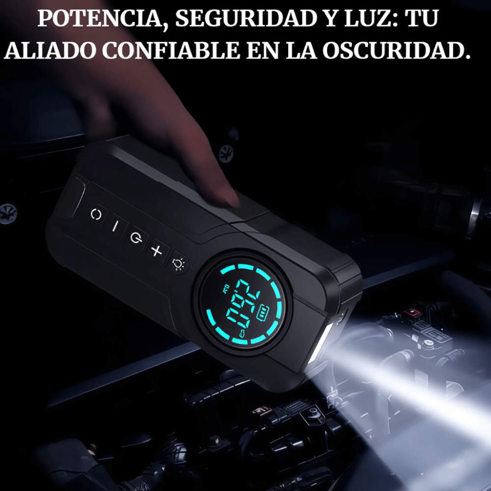 Arrancador Iniciador De Batería Portátil Compresor Aire 12v