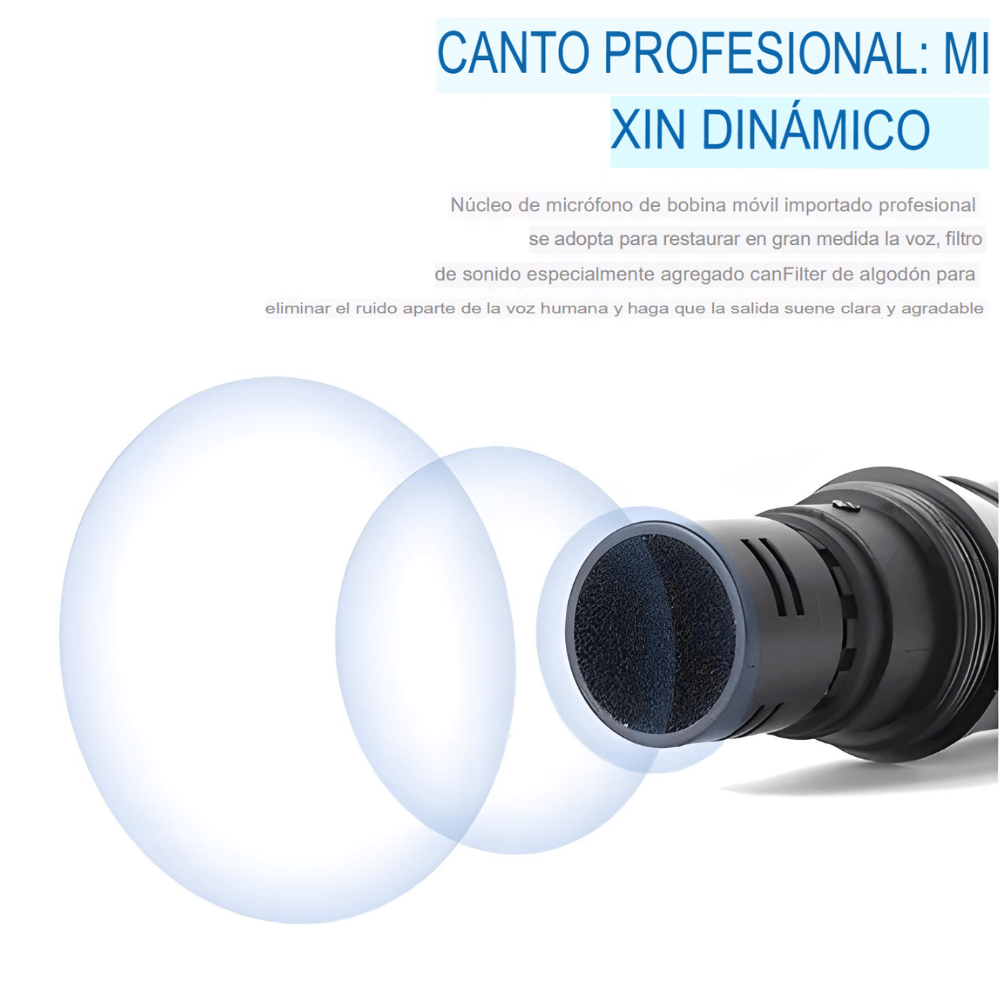 Micrófono Profesional Inalámbrico UHF Recargable TipoC DX801