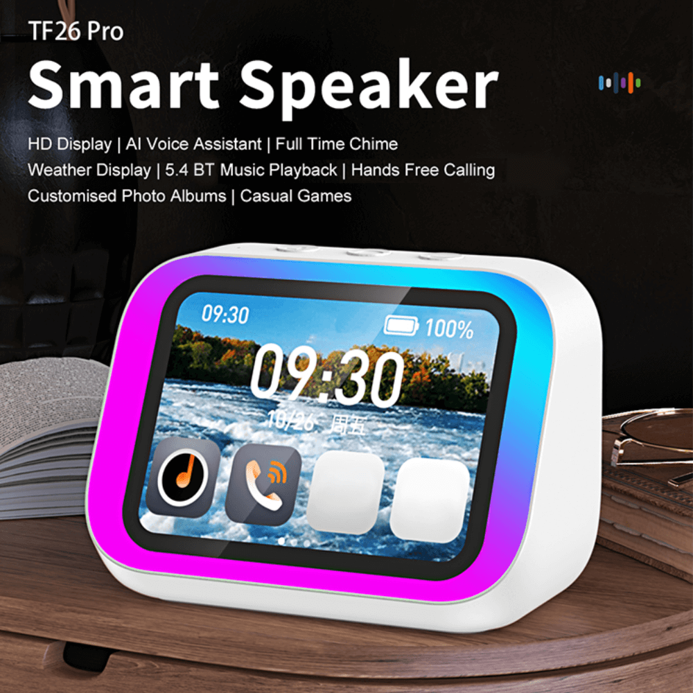 Altavoz Inteligente Tf26 Pro Parlante Bt Asistente De Voz Ia