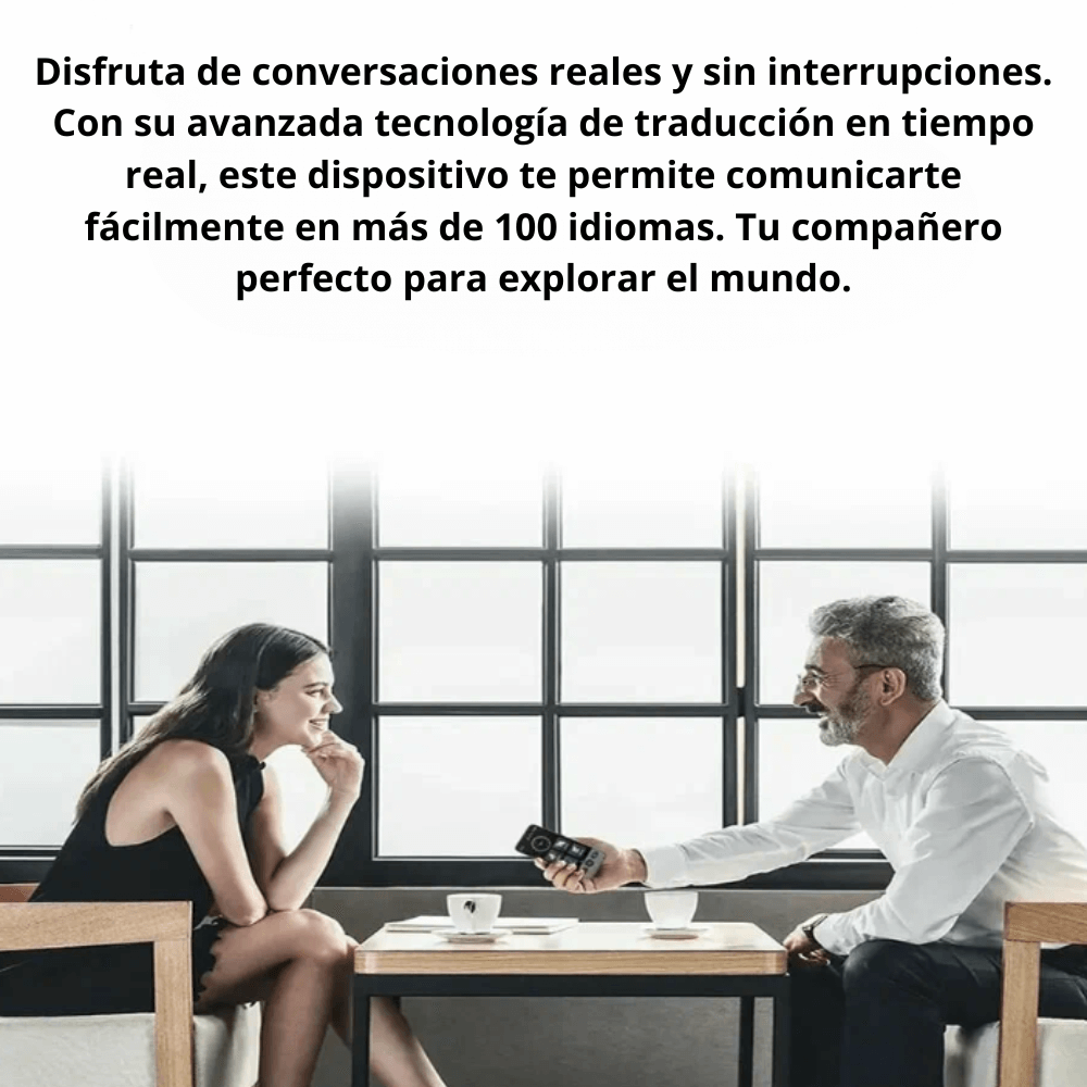Traductor Voz Smart Ia Tiempo Real 142 Idiomas Portátil T02