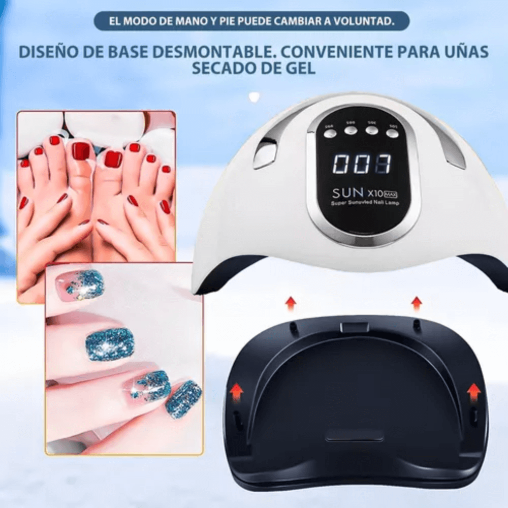 Lámpara De Uñas 280w/66led Secadora Semipermanentes Sun X10