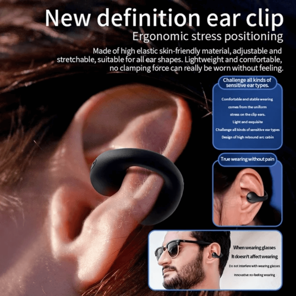 Audífonos Inalámbricos Bluetooth 5.3 Conducción Osea