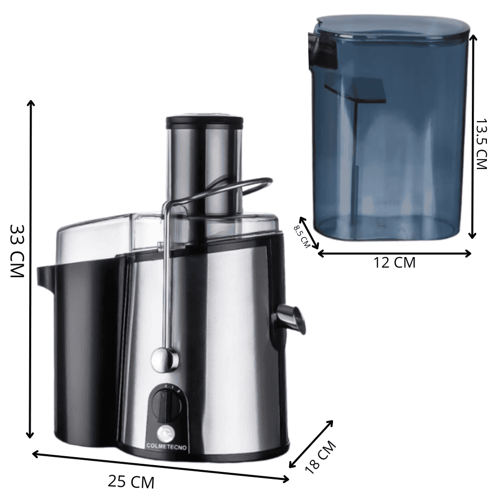 Extractor de Jugos 1000W Exprimidor RAF + Vaso de Zumo 450ml