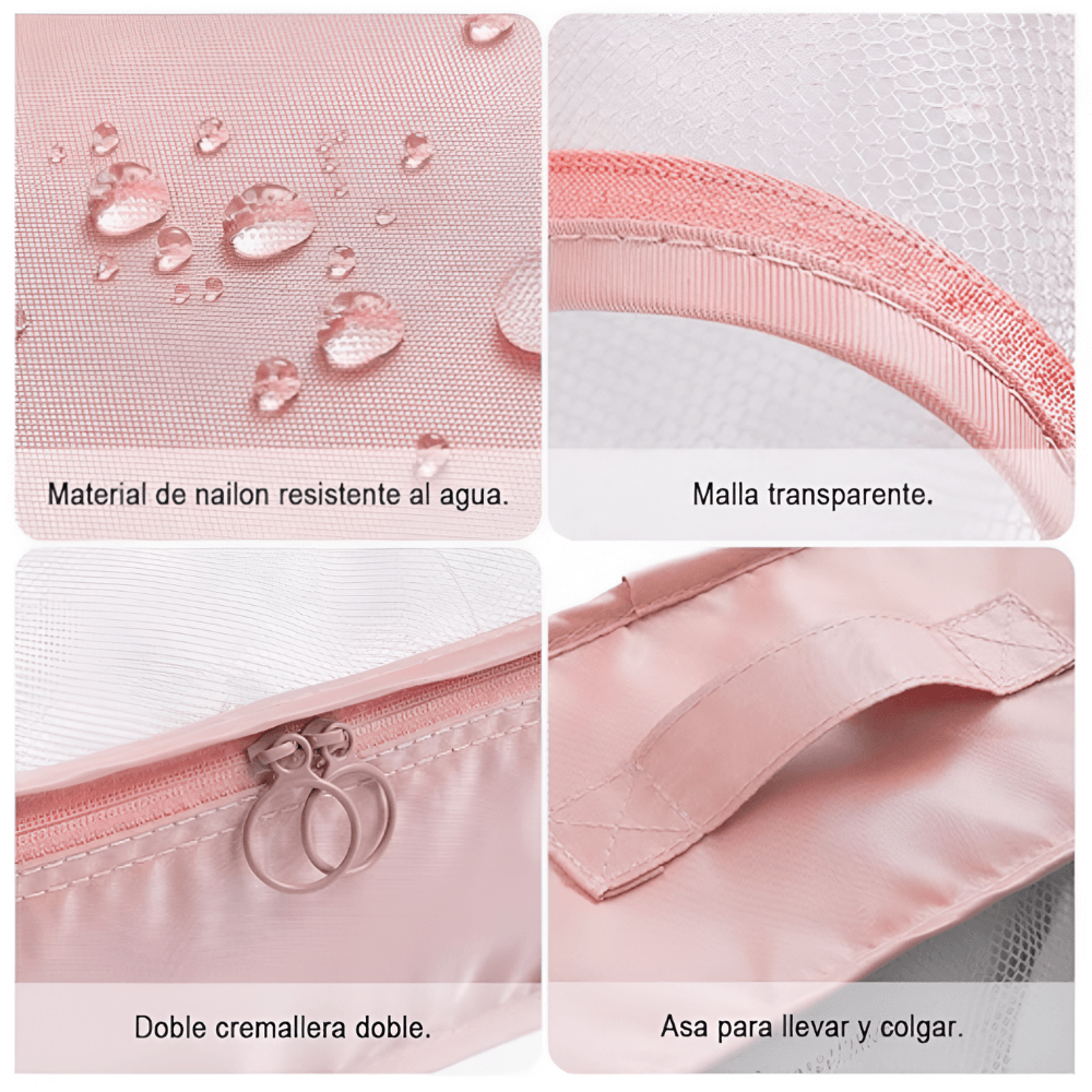 Organizador De Maletas Para Viaje Set 7 Piezas Impermeable