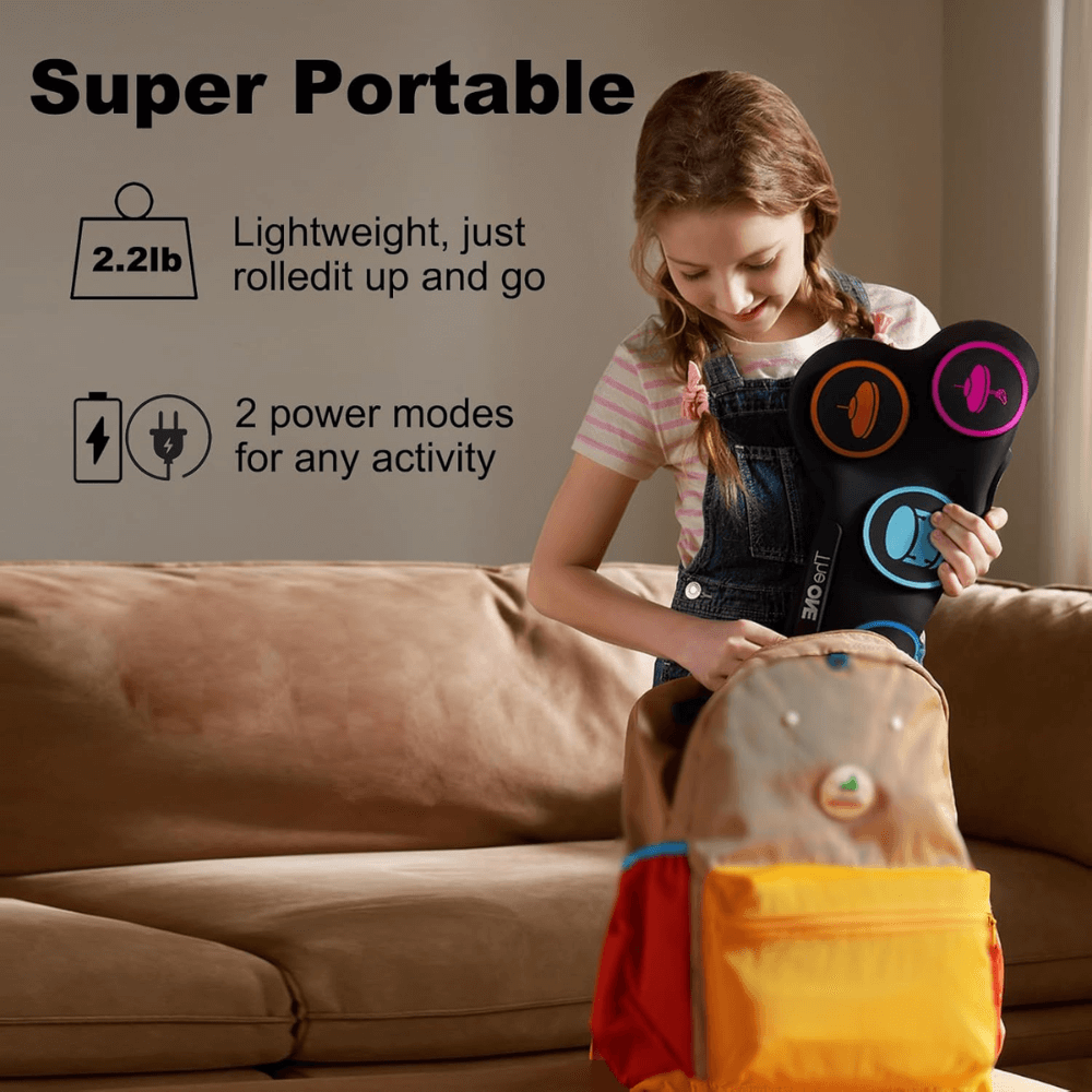 Batería Electrónica Tambor Portátil Recargable Flexible G896