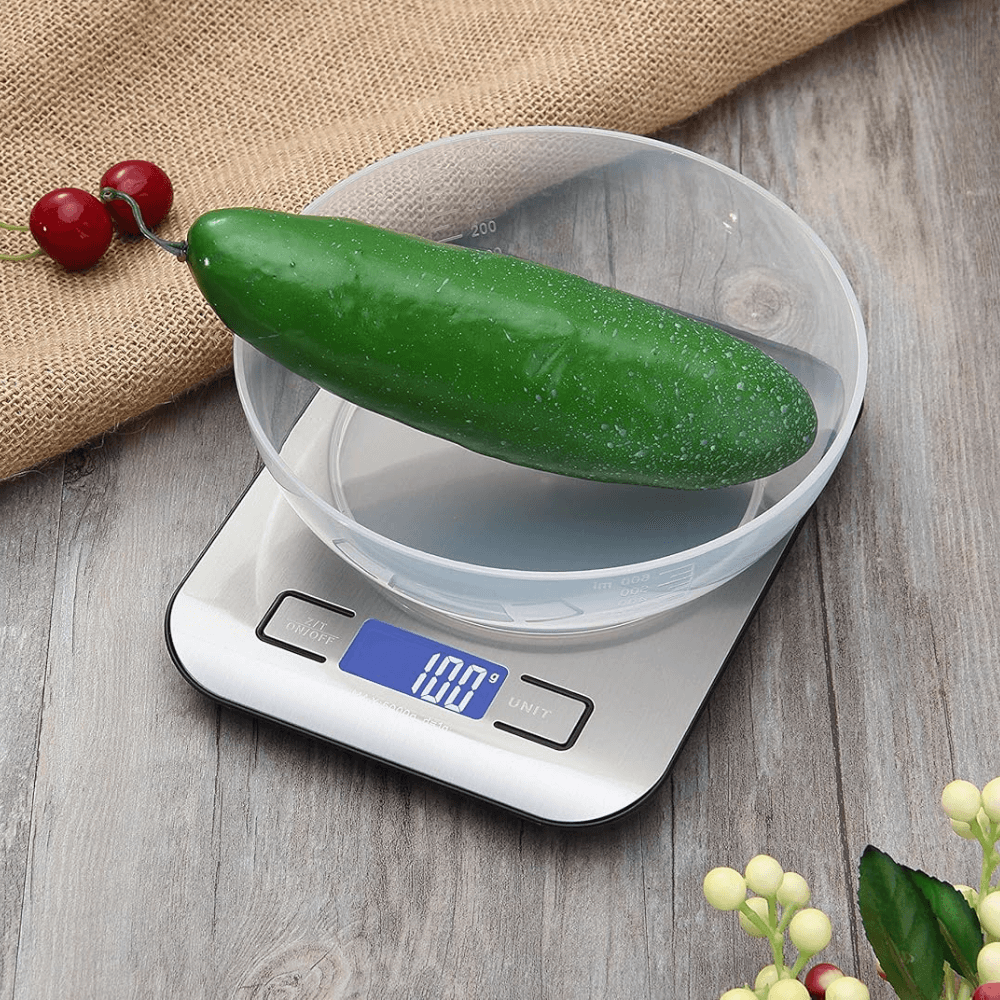 Báscula Digital Gramera De Cocina Balanza 5000g 5kg Led