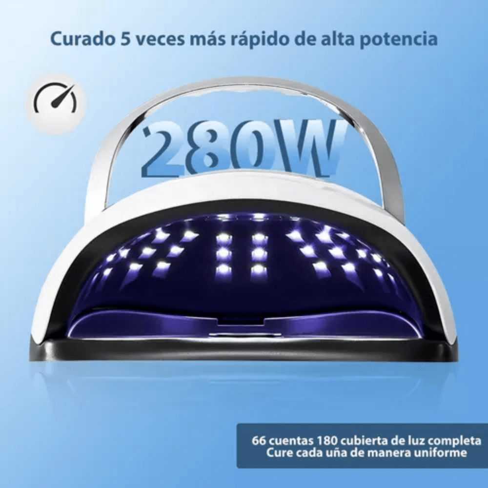 Lámpara De Uñas 280w/66led Secadora Semipermanentes Sun X10