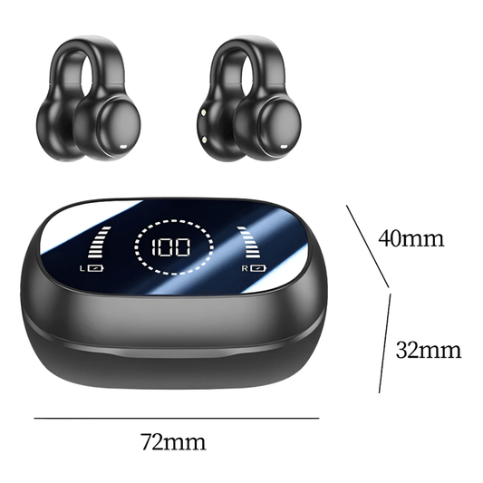 Audífonos Inalámbricos Bluetooth Conducción Osea Led M47