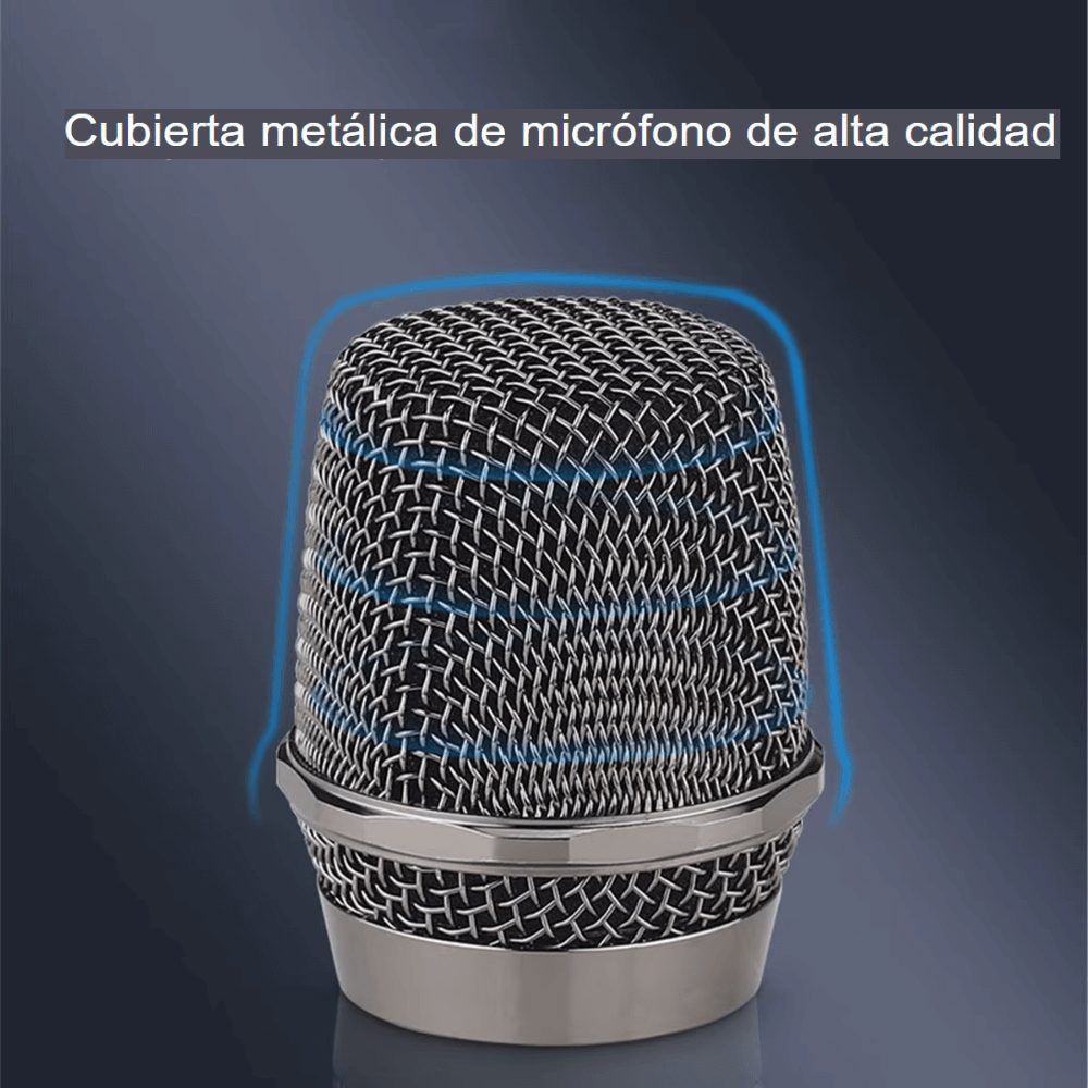 Micrófono Profesional Inalámbrico UHF Recargable TipoC DX801