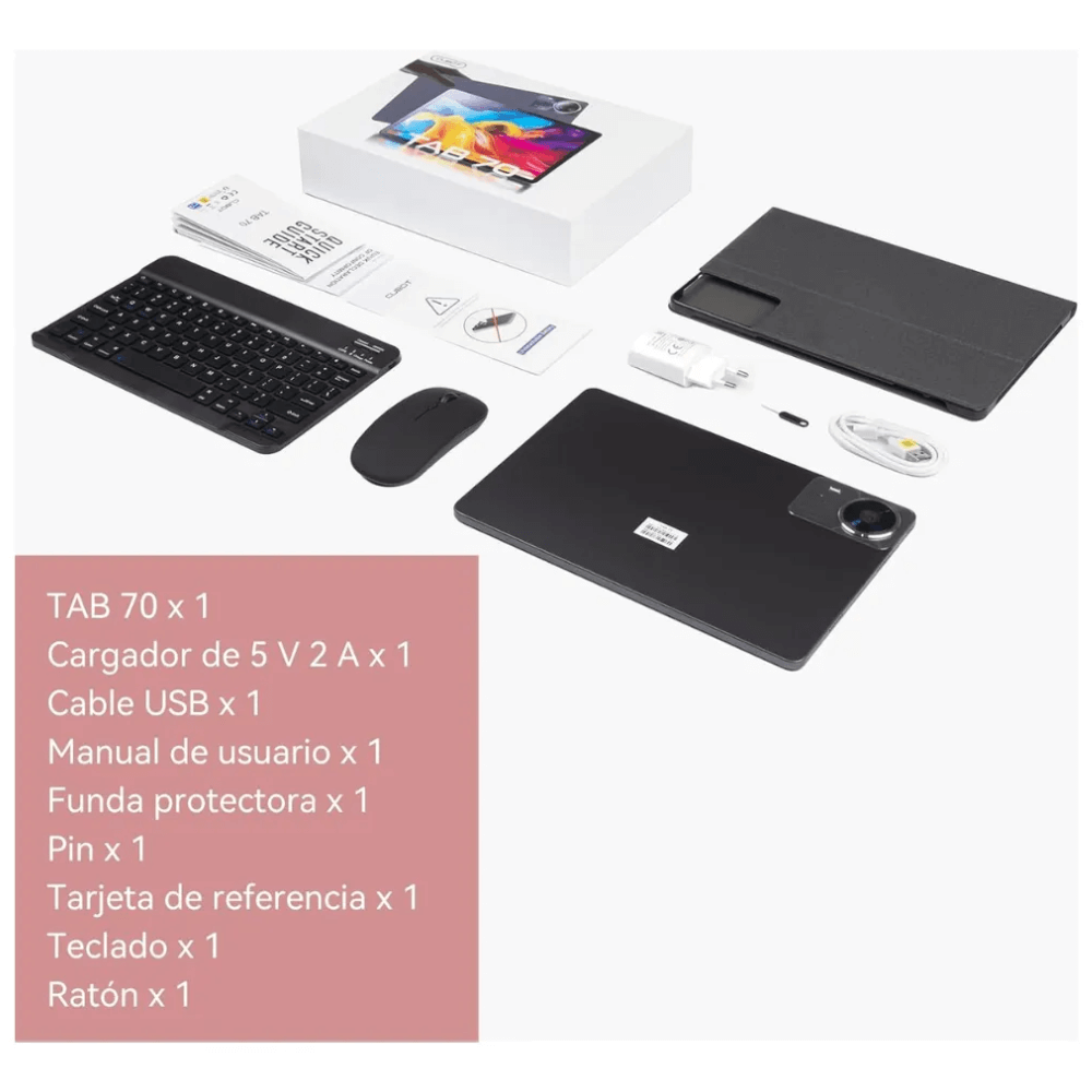 Tablet Cubot Tab 70 Ram 16gb 128gb 10.95'' Doble Sim 4G Wifi