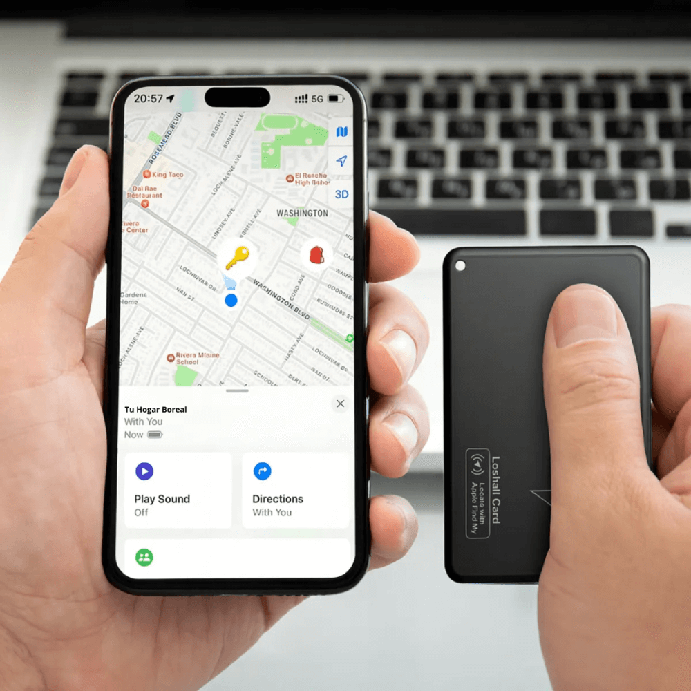 Tarjeta Localizador Gps Rastreador Inalambrica Buscar Apple