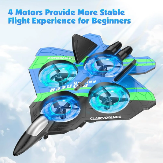 Drone Avión Control Remoto Y Manilla Liviano 360° Cámara HD