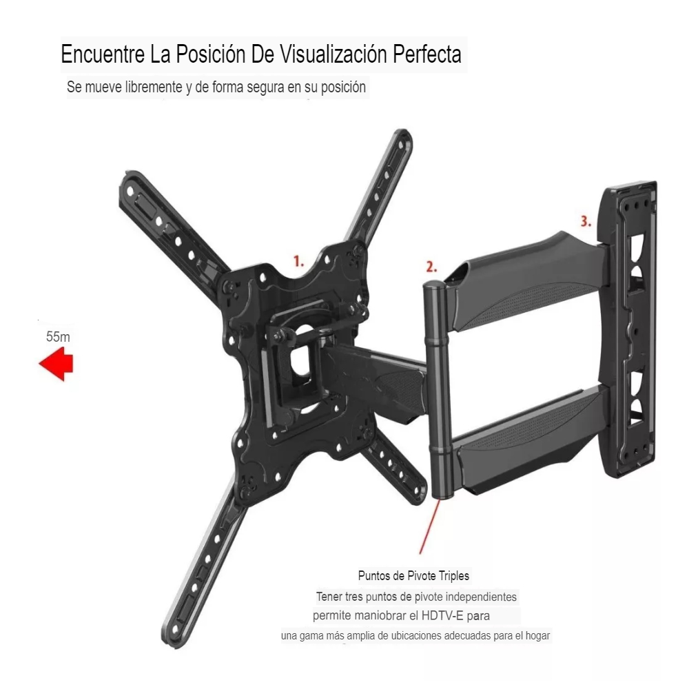 Soporte Para TV Base De Brazo Extendible 32 A 60inch AN-P4