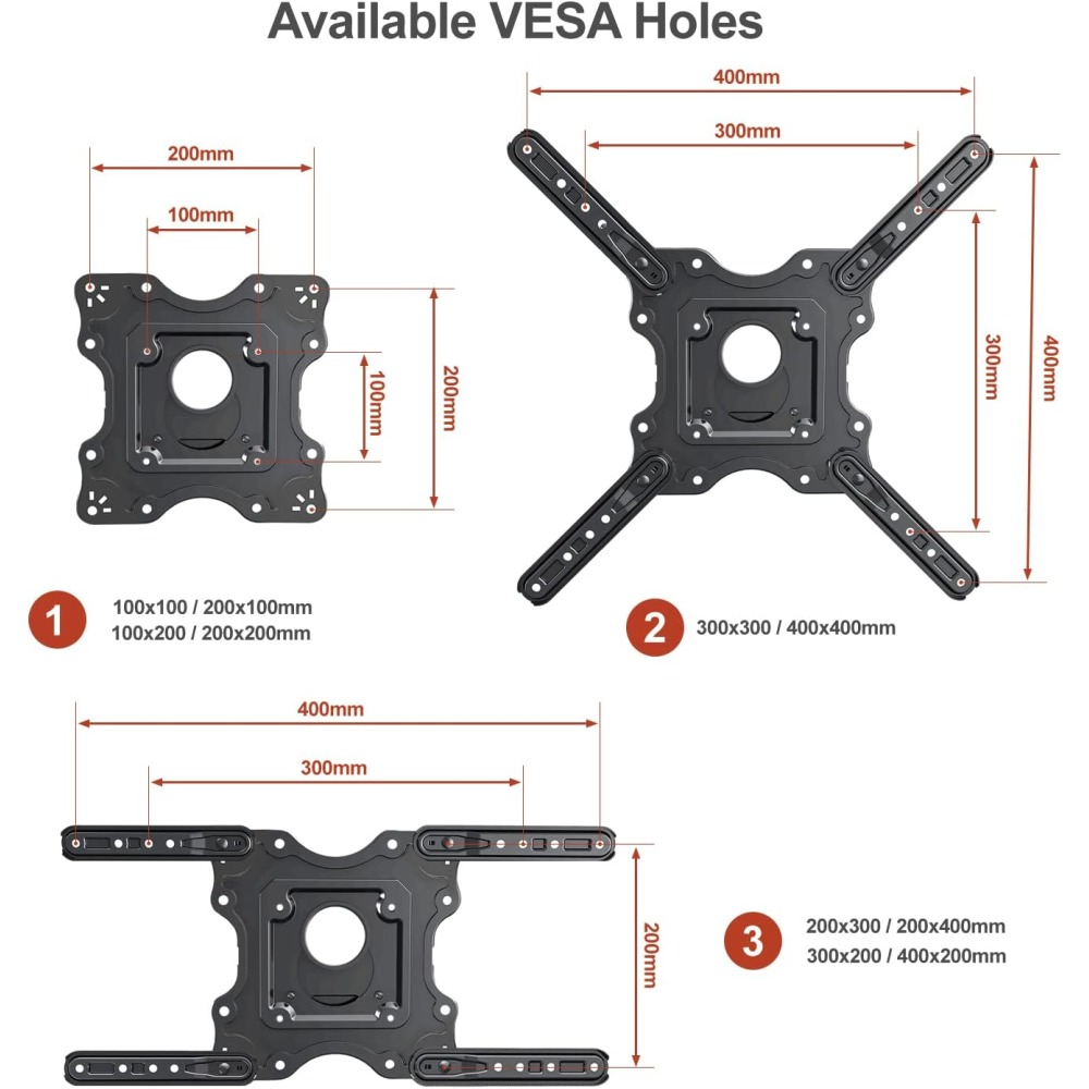 Soporte Para Tv De 32" A 58" Base Extendible Giratorio P4