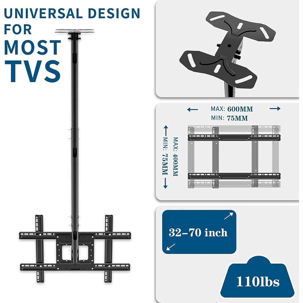 Base De Techo Para Tv Soporte De Pared 32-70 Inch 50kg An-70