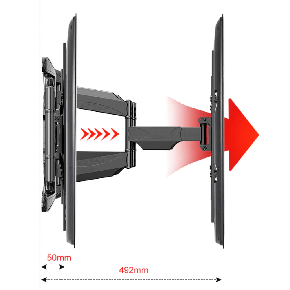 Soporte De Pared Para TV De 40" a 80" Brazo Extendible L600