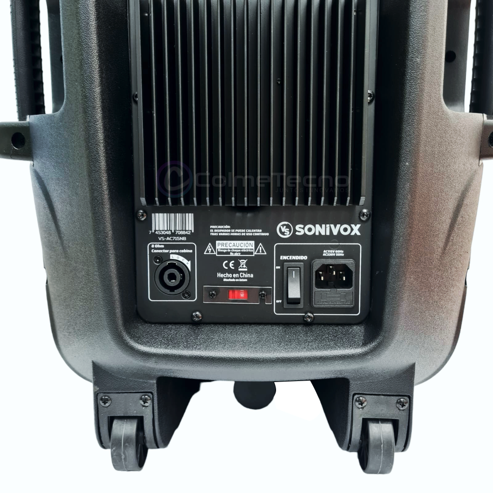 Cabina Activa Profesional 15inch Sonivox 120w Rms Vs-ac715nb