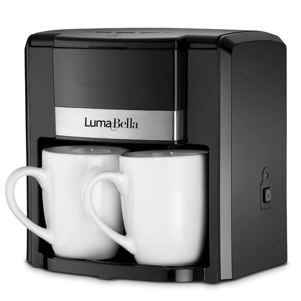 Cafetera Electrica 2 Tazas Porcelana 300ml Maquina Café 500w