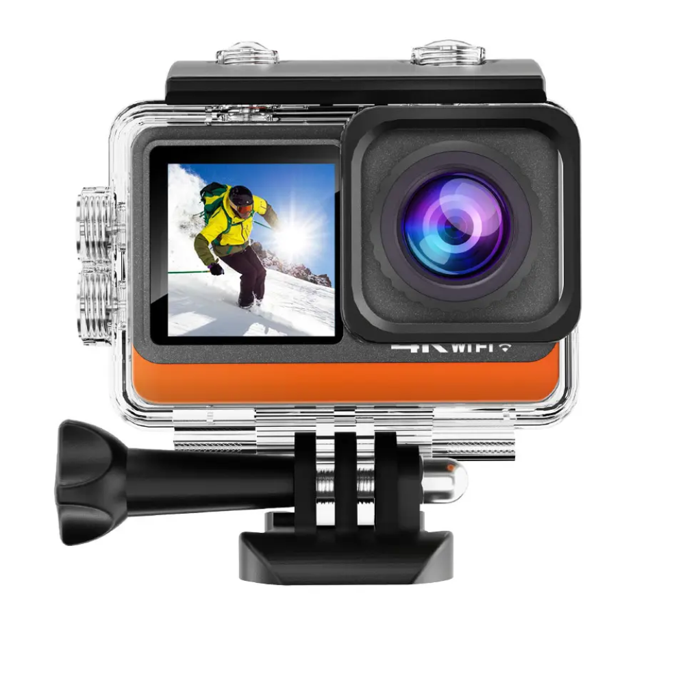 Cámara De Acción Wifi 4K Nativo 16Mp Deportiva Ausek AT-Q80R
