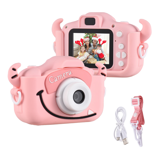 Cámara Digital Para Niños Lcd Foto 20mpx Video 1080p Monster