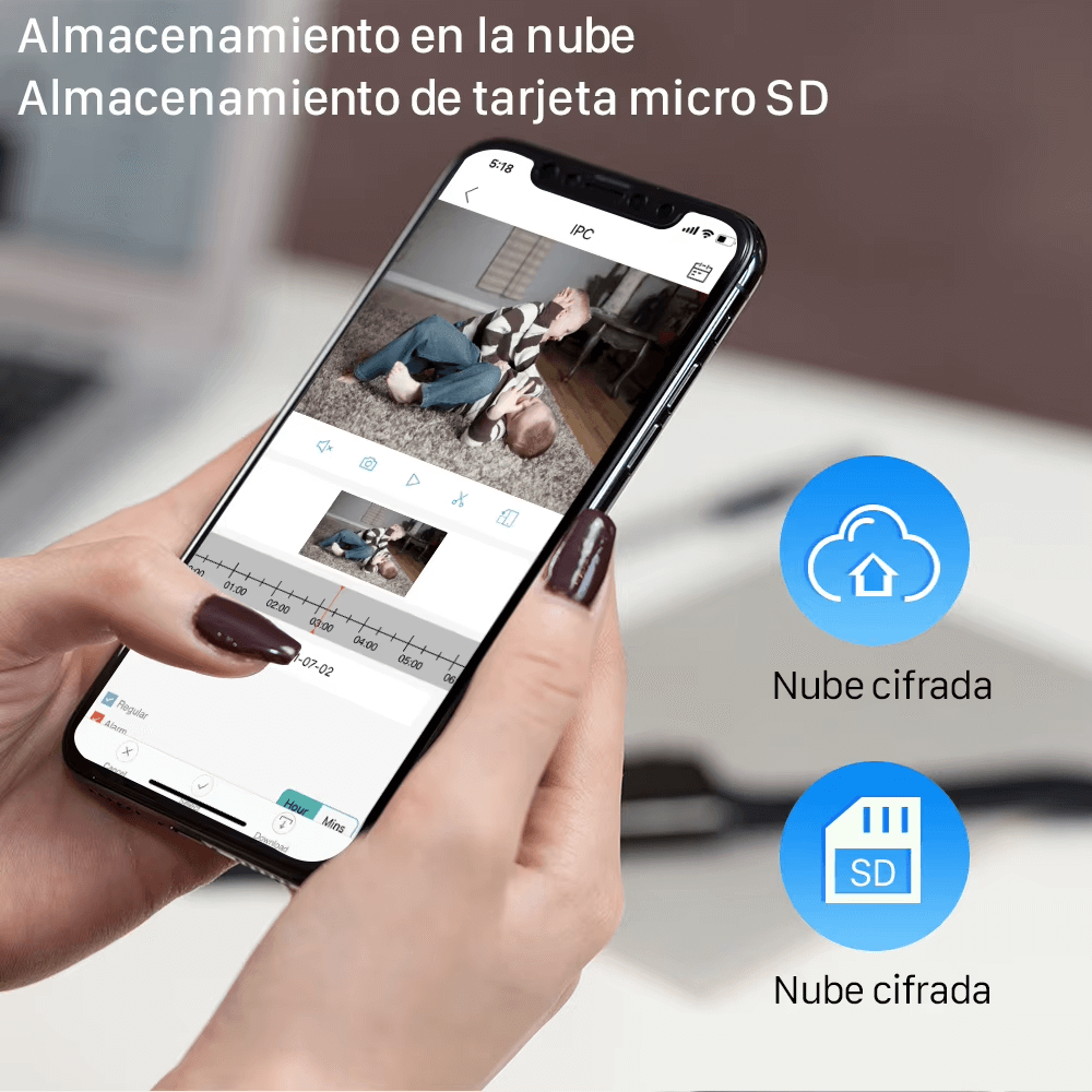 Camara Ip De Seguridad Exterior 1080 Domo 360 Ptz Land Wifi