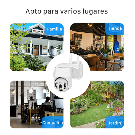 Camara Ip De Seguridad Exterior 1080 Domo 360 Ptz Land Wifi