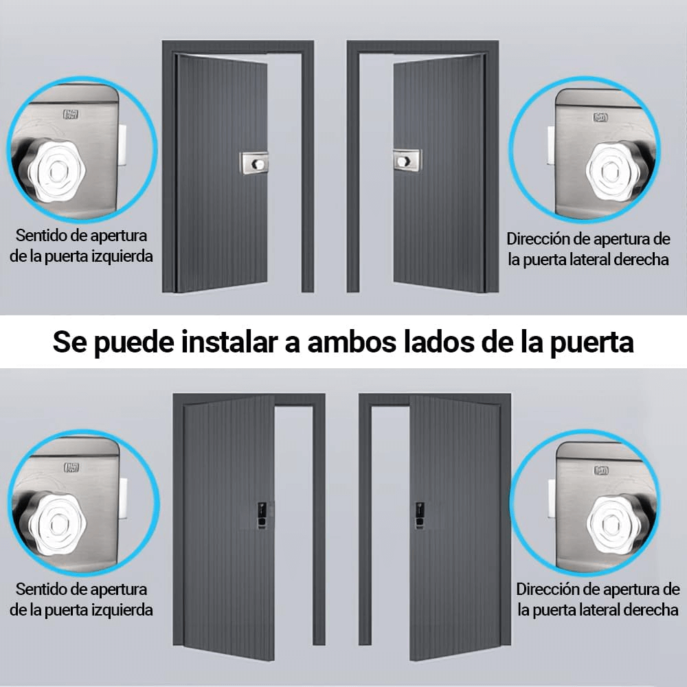 Cerradura Inteligente Electronica Lector Huellas Tuya Smart